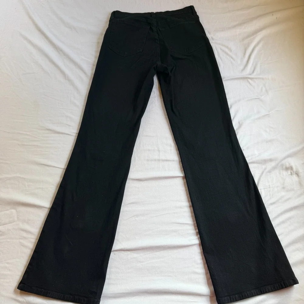 NYDJ Jeans Women's 2 Skinny Black Stretch 28x30 Not Your Daughter's Jeans USA